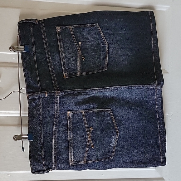 GAP Denim Mini Shirt Size 8 - Picture 3 of 4